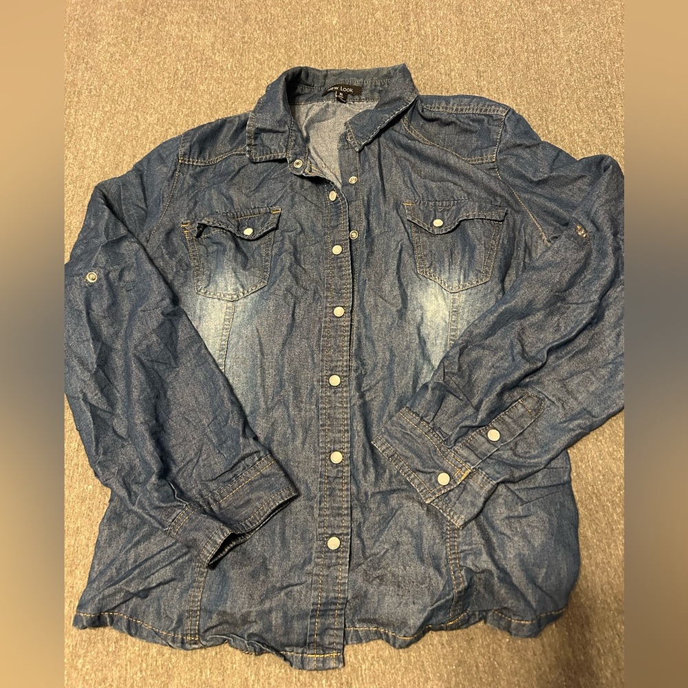 New Look Jean Jacket Size XL